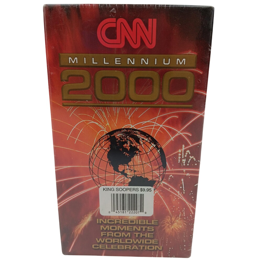 Vintage CNN Millennium 2000 VHS Tape Documentary Warner Home Video New Sealed